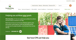 Desktop Screenshot of cerebralpalsy.org.au